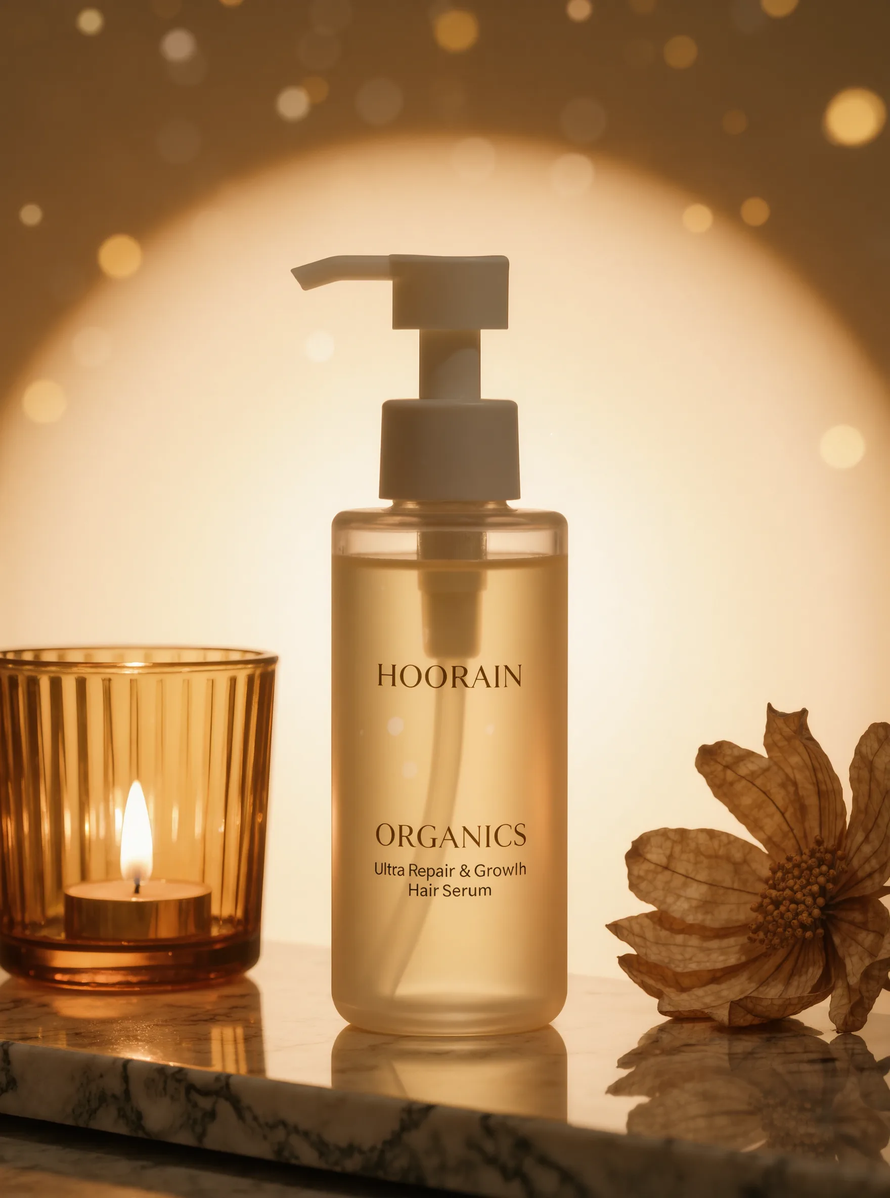 Hoorain Organics Ultra Repair & Growth Hair Serum — Advanced Formula, 30ml