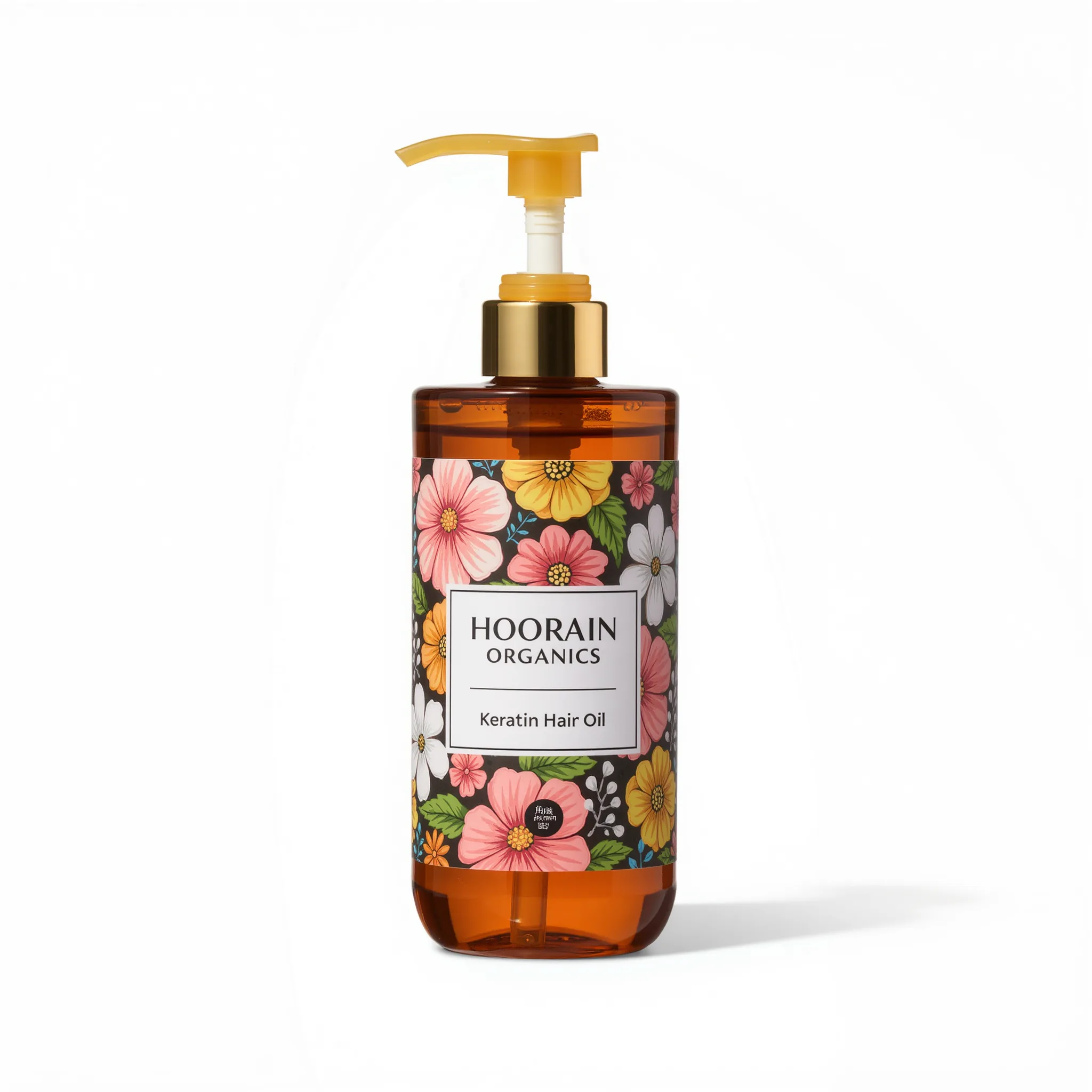 Hoorain Organics Keratin Hair Oil 140ml — Reduces Frizz, Strengthens & Adds Shine