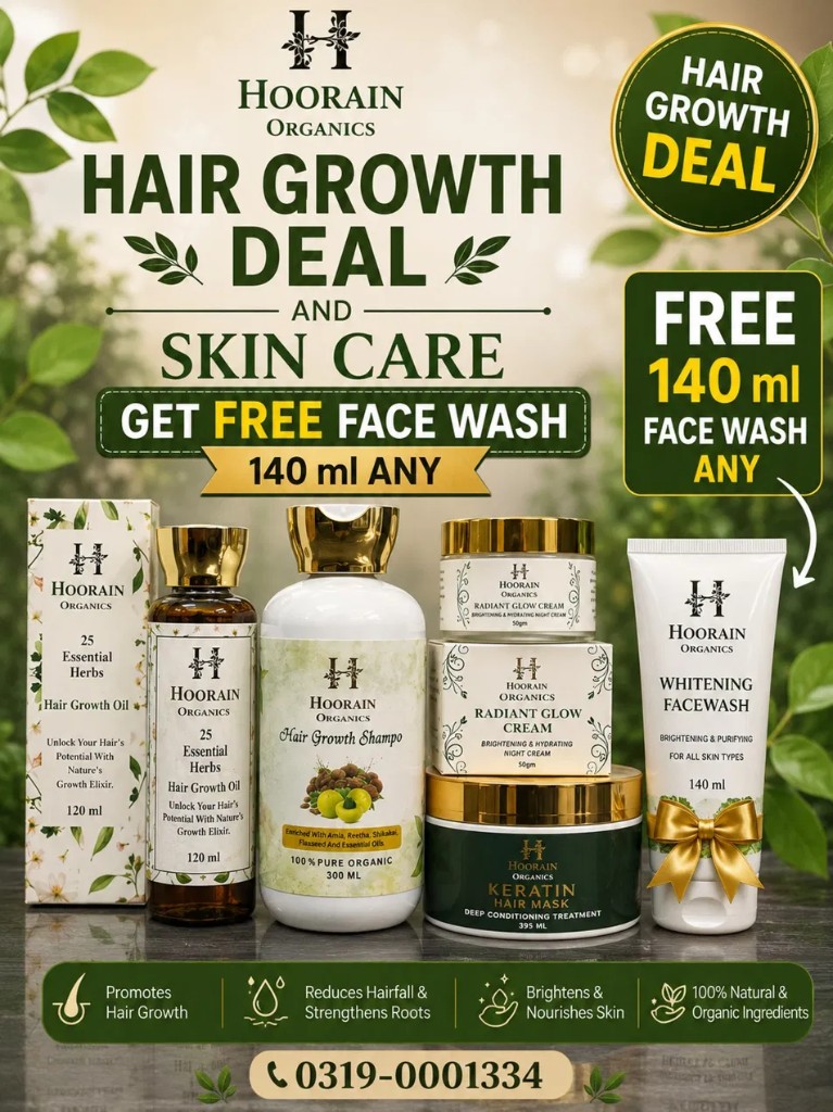 Hair Growth Deal + Free Face Wash